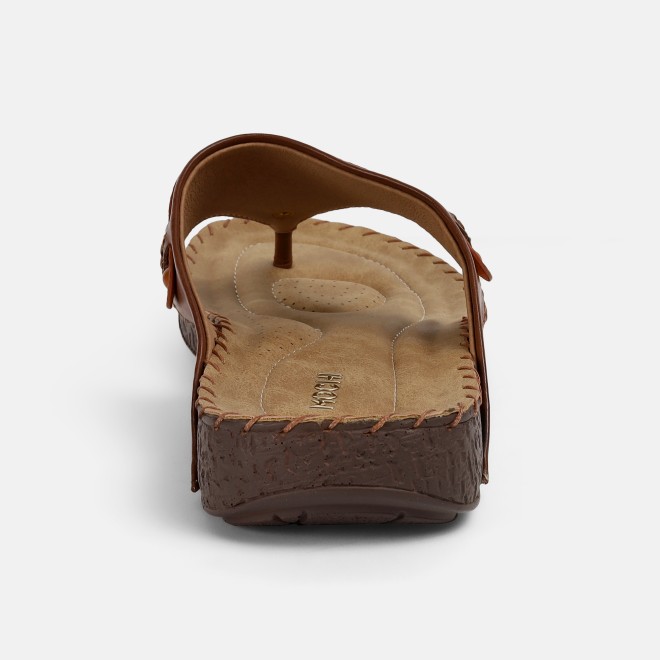 Mochi Women Brown Casual Slippers (SKU: 32-272L-12-42)