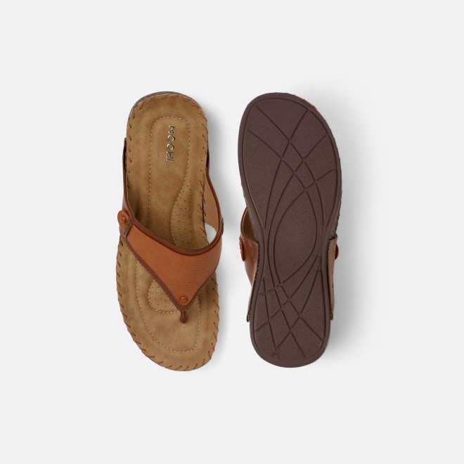 Mochi Women Brown Casual Slippers (SKU: 32-272L-12-42)