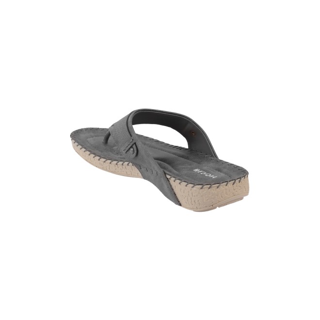 Mochi Women Grey Casual Slippers (SKU: 32-272L-14-42)