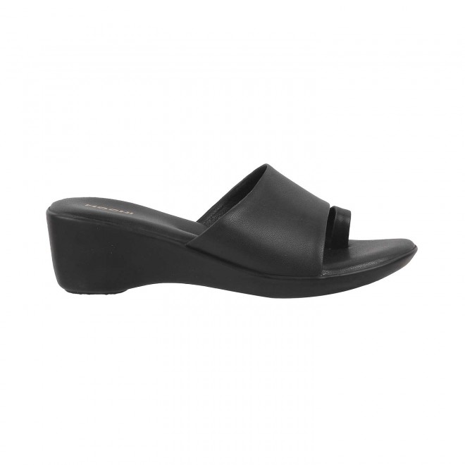 Mochi Women Black Casual Sandals (SKU: 32-306-11-36)