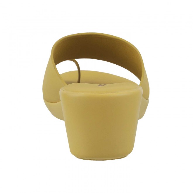 Mochi Women Yellow Casual Sandals (SKU: 32-306-33-36)