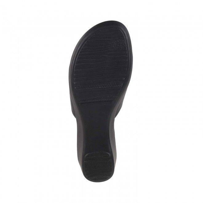 Mochi Women Black Casual Sandals (SKU: 32-306-11-36)
