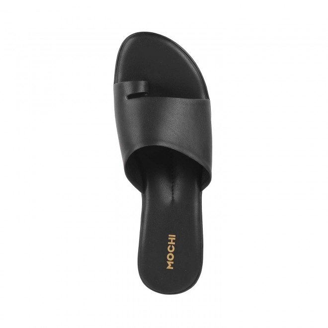Mochi Women Black Casual Sandals (SKU: 32-306-11-36)