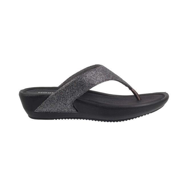 Mochi Women Gun-Metal Casual Slippers (SKU: 32-32-29-36)