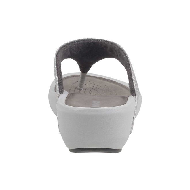 Mochi Women Silver Casual Slippers (SKU: 32-32-27-36)