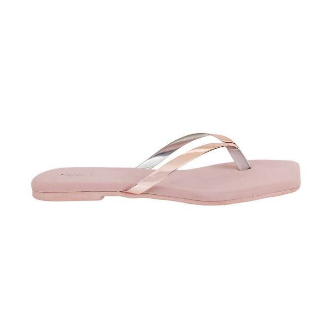 Mochi Women Rose-Gold Casual Slippers (SKU: 32-425-52-39)