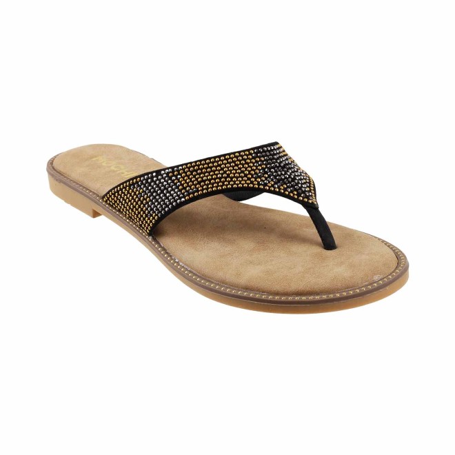 Mochi Women Black Casual Slippers (SKU: 32-503-11-36)