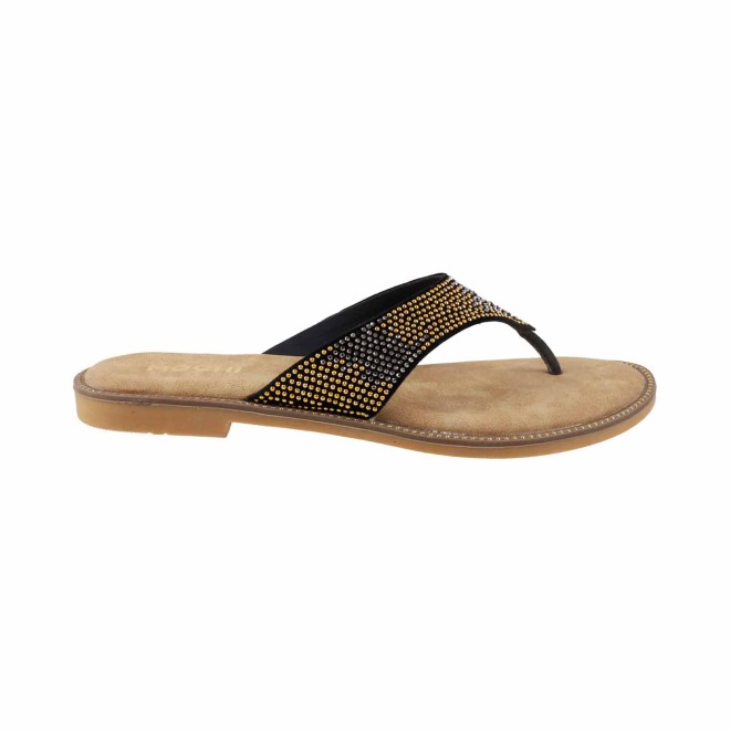 Mochi Women Black Casual Slippers (SKU: 32-503-11-36)