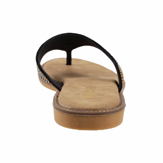 Mochi Women Black Casual Slippers (SKU: 32-503-11-36)