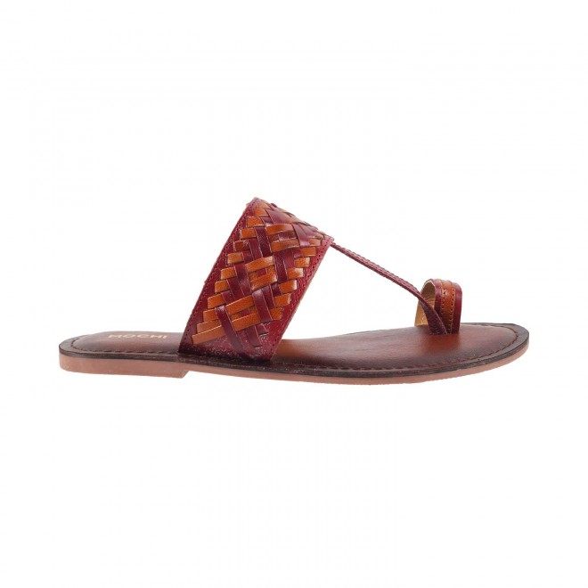 Mochi Women Tan Casual Slippers (SKU: 32-555-23-36)