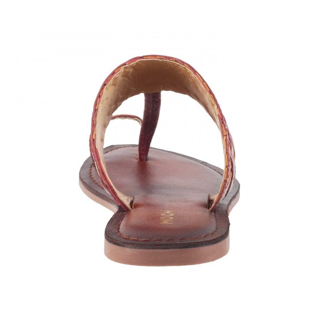 Mochi Women Tan Casual Slippers (SKU: 32-555-23-36)