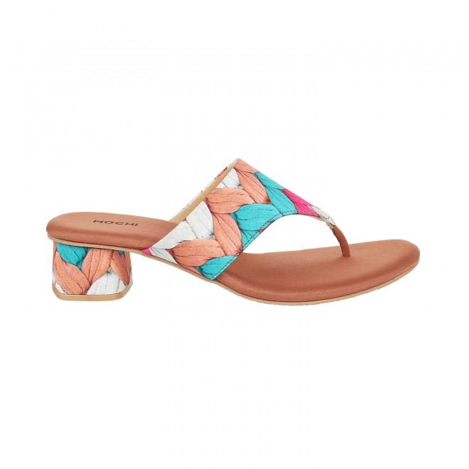 Mochi Women Beige Casual Sandals (SKU: 32-569-20-36)