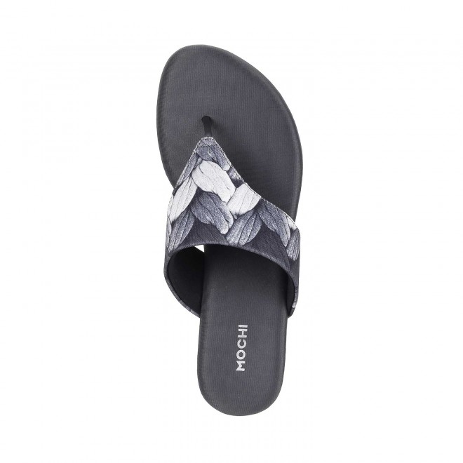 Mochi Women Grey Casual Sandals (SKU: 32-569-14-36)