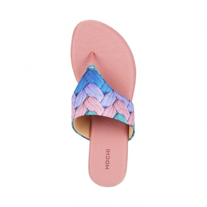 Mochi Women Pink Casual Sandals (SKU: 32-569-24-36)