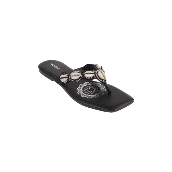 Mochi Women Black Casual Slip-Ons (SKU: 32-594-11-39)