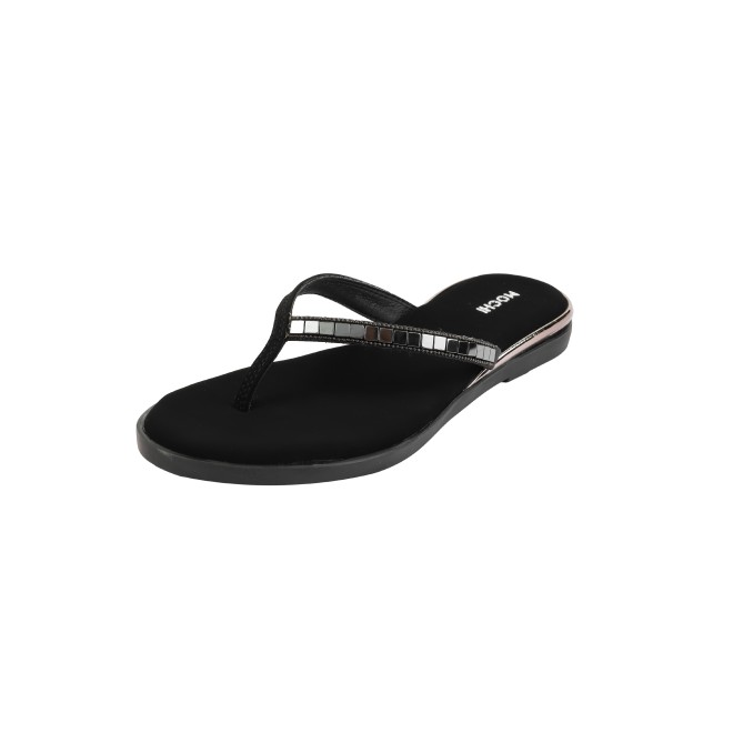 Mochi Women Black Casual Slippers (SKU: 32-611-11-36)