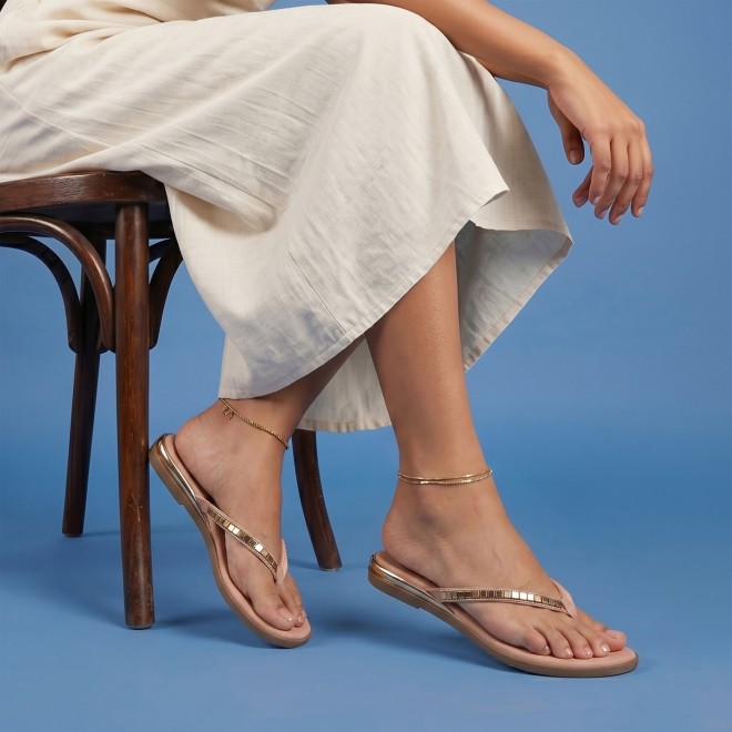 Mochi Women Peach Casual Slippers (SKU: 32-611-80-36)