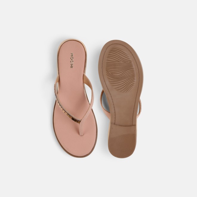 Mochi Women Peach Casual Slippers (SKU: 32-611-80-36)
