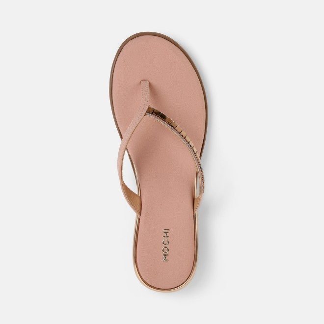 Mochi Women Peach Casual Slippers (SKU: 32-611-80-36)