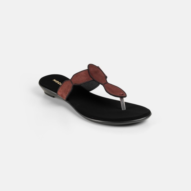Mochi Women Brown Casual Slippers (SKU: 32-612-12-36)