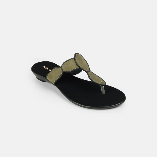 Mochi Women Olive Casual Slippers
