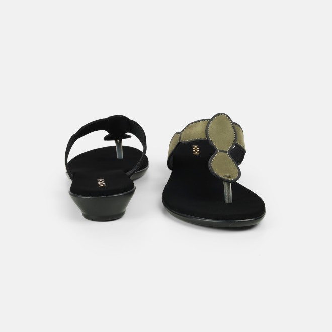 Mochi Women Olive Casual Slippers (SKU: 32-612L-49-42)
