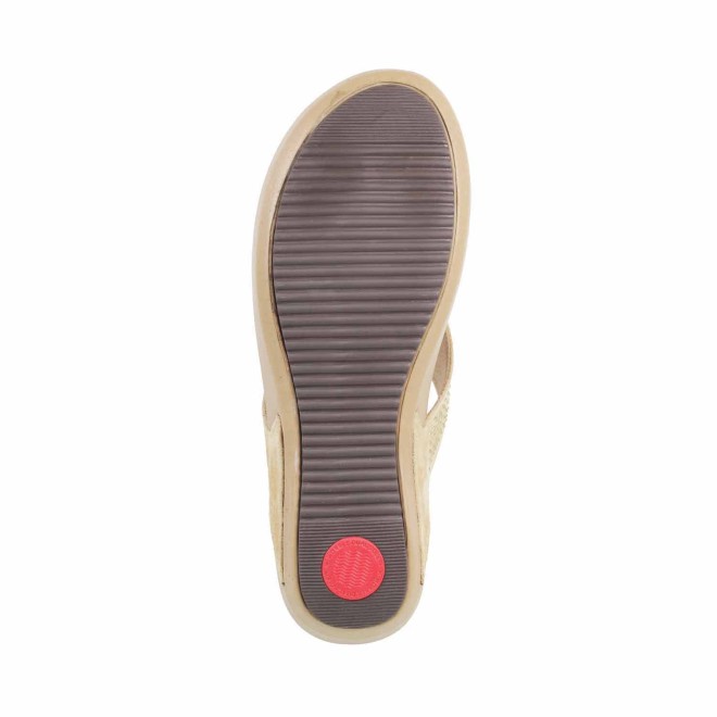 Mochi Women Beige Casual Slippers (SKU: 32-632-20-36)