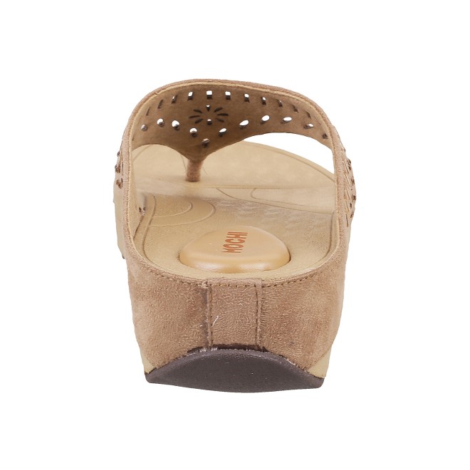 Mochi Women Rose-gold Casual Slippers (SKU: 32-676L-22-43)