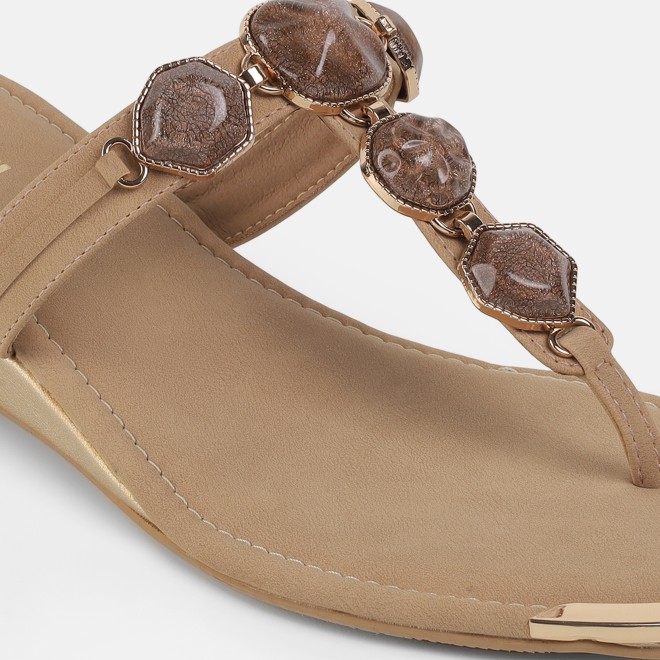 Mochi Women Brown Casual Slippers (SKU: 32-789-12-36)