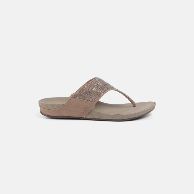 Mochi Women Beige Casual Slippers (SKU: 32-800116-20-37)