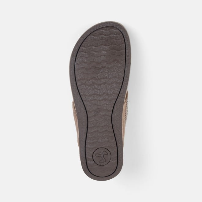 Mochi Women Beige Casual Slippers (SKU: 32-800116-20-37)