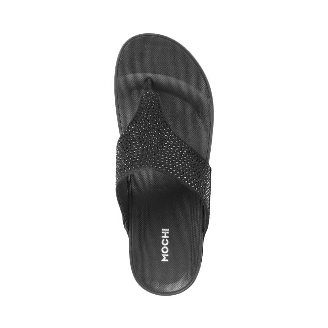 Mochi Women Black Casual Slippers (SKU: 32-800116-11-38)