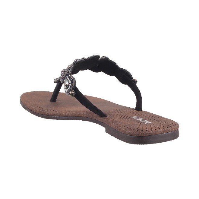 Mochi Women Black Casual Slippers (SKU: 32-800571-11-37)