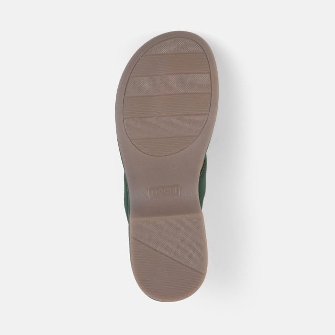 Mochi Women Olive Casual Slip Ons (SKU: 32-800608-49-37)