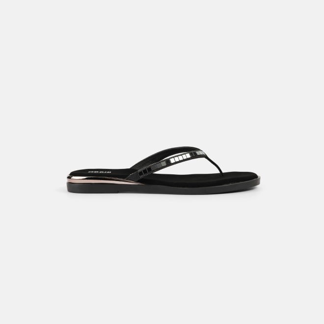Mochi Women Black Casual Slippers (SKU: 32-800611-11-36)