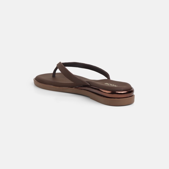 Mochi Women Brown Casual Slippers (SKU: 32-800611-12-36)
