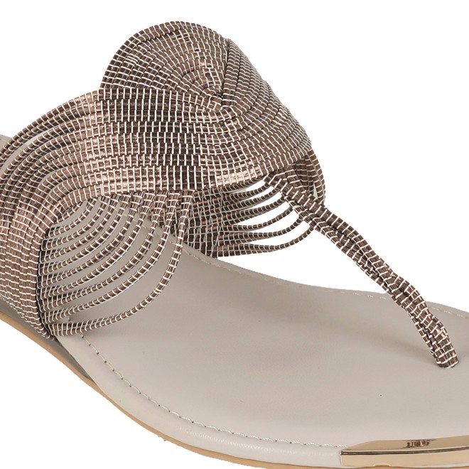 Mochi Women Gun-metal Ethnic Slippers (SKU: 32-800976-29-37)