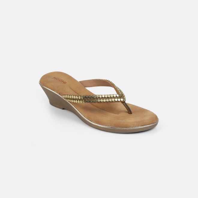 Mochi Women Gun-metal Casual Slippers (SKU: 32-801167-29-36)