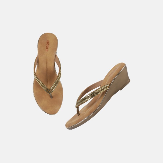 Mochi Women Gun-metal Casual Slippers (SKU: 32-801167-29-36)