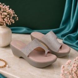 Women Peach Casual Slip Ons