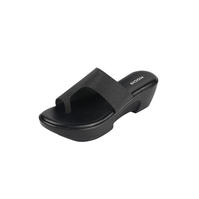 Mochi Women Black Casual Slip Ons (SKU: 32-801277-11-36)