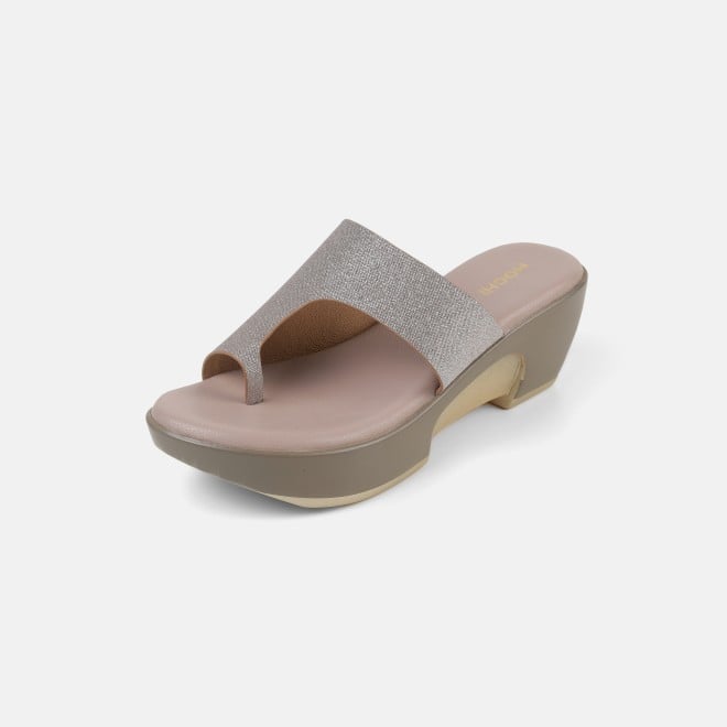 Mochi Women Peach Casual Slip Ons (SKU: 32-801277-80-36)