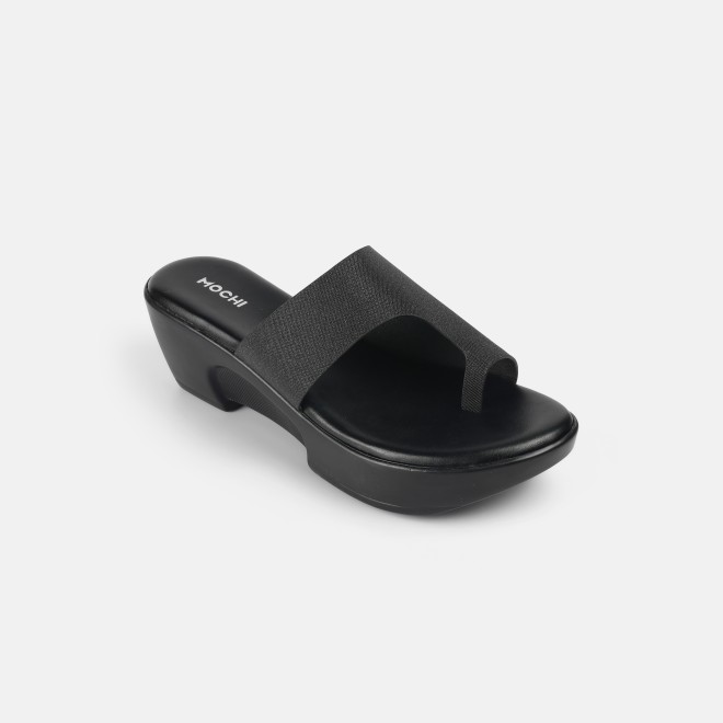 Mochi Women Black Casual Slip Ons (SKU: 32-801277-11-36)