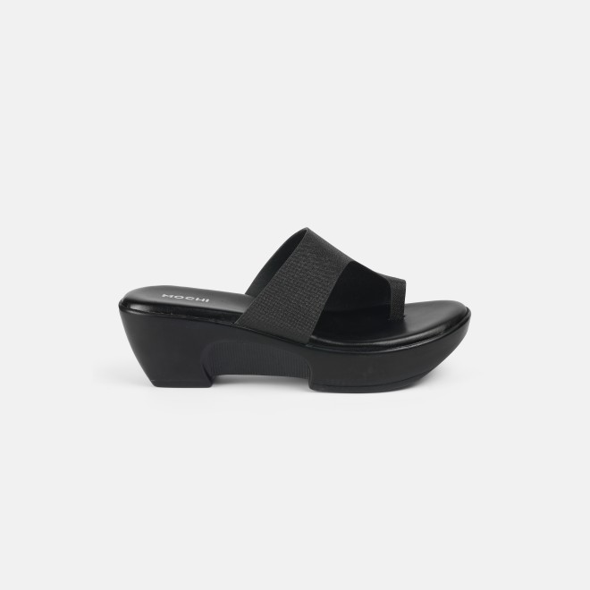 Mochi Women Black Casual Slip Ons (SKU: 32-801277-11-36)