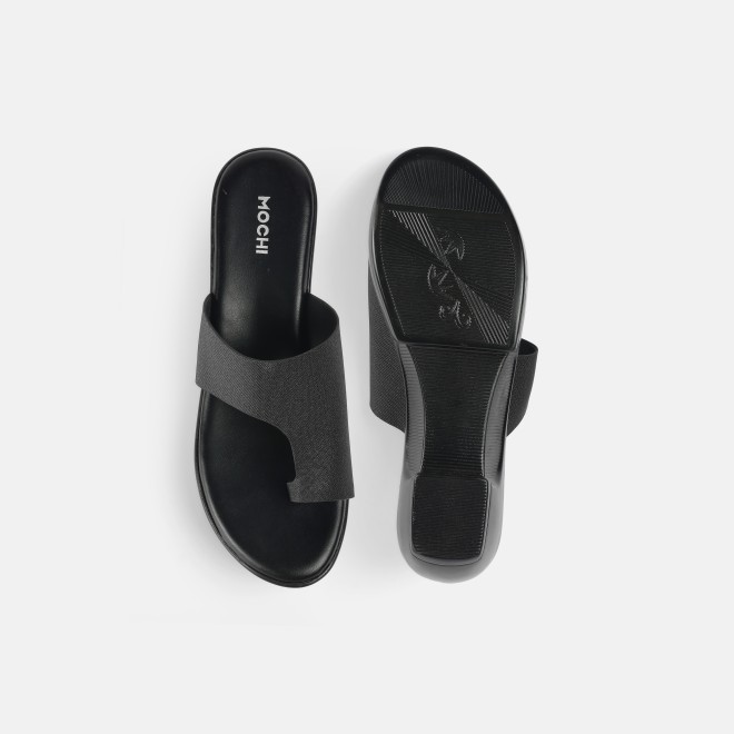 Mochi Women Black Casual Slip Ons (SKU: 32-801277-11-36)
