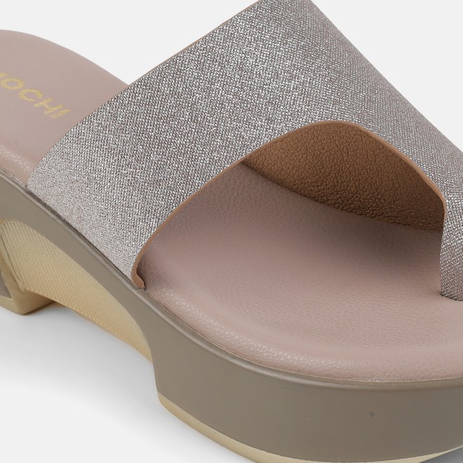 Mochi Women Peach Casual Slip Ons (SKU: 32-801277-80-36)