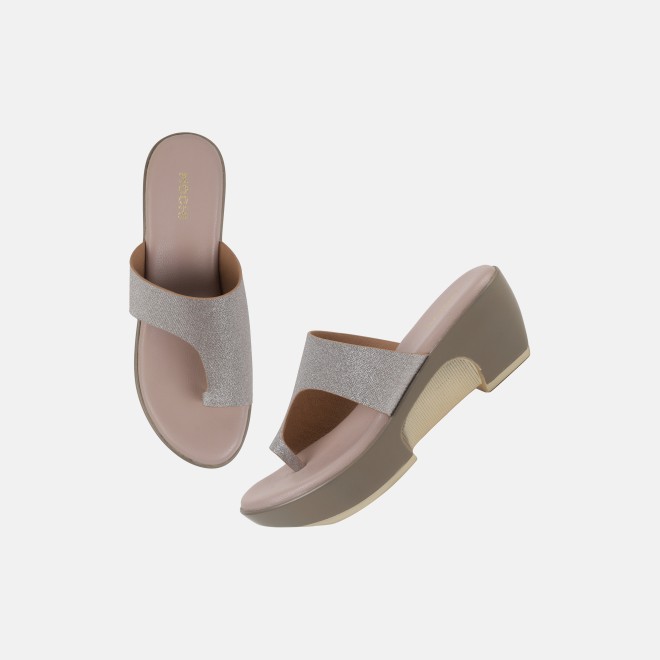 Mochi Women Peach Casual Slip Ons (SKU: 32-801277-80-36)