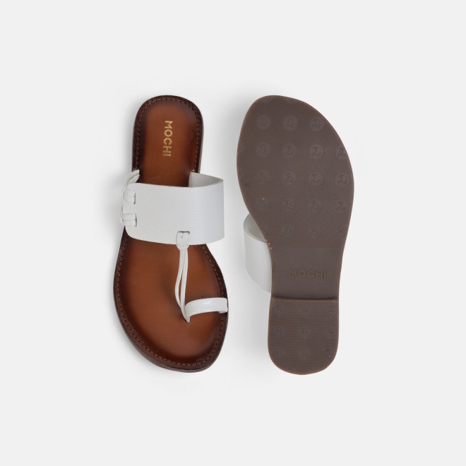 Mochi Women White Casual Slip Ons (SKU: 32-801383-16-37)