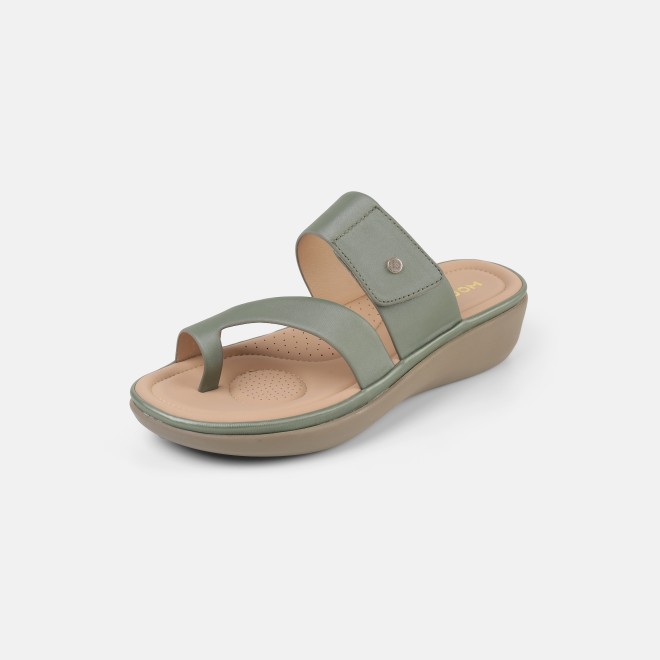 Mochi Women Green Casual Slip Ons (SKU: 32-801386-21-36)