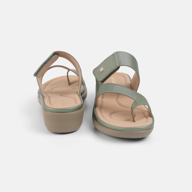 Mochi Women Green Casual Slip Ons (SKU: 32-801386-21-36)